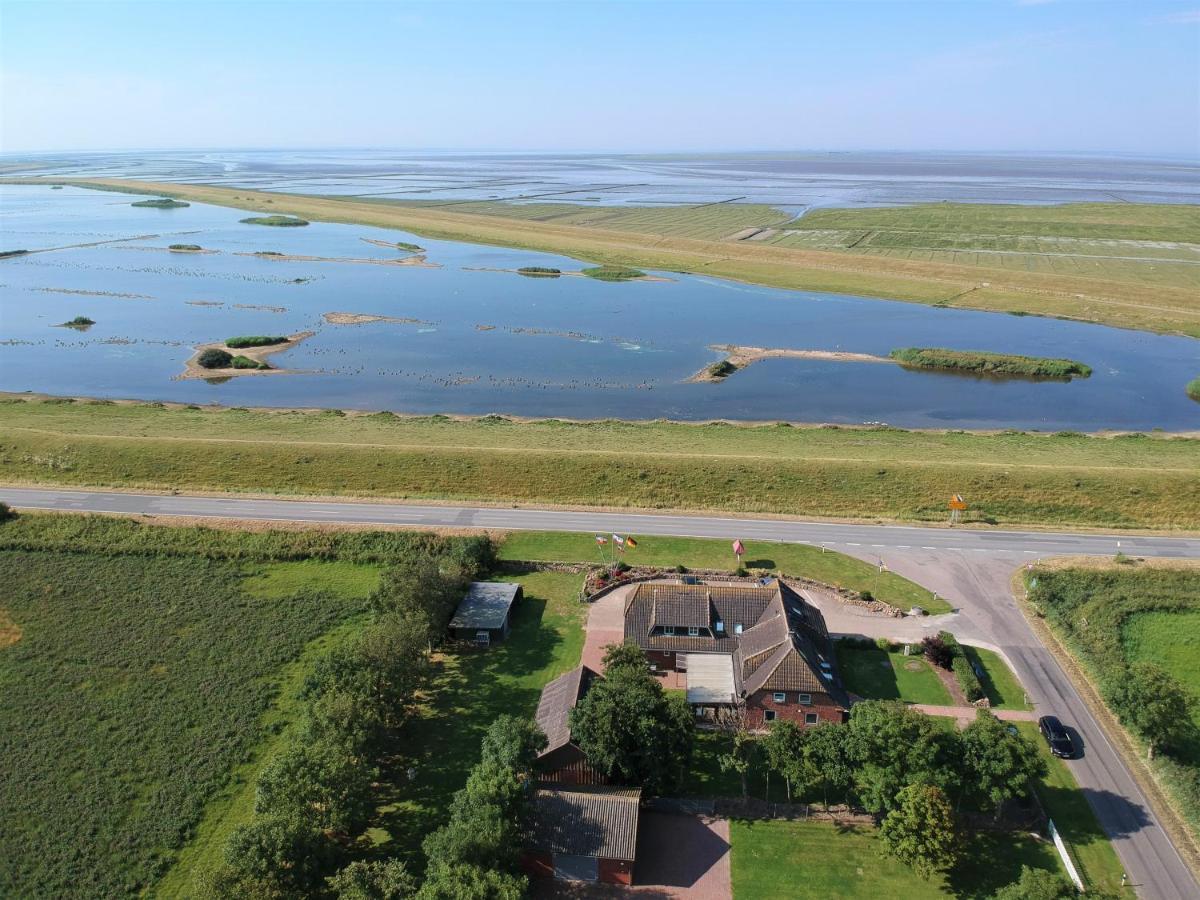 Deichhus Nordseeliebe Direkt Am Deich - Nordsee - Dagebuell - Am Vogelreservat Extérieur photo