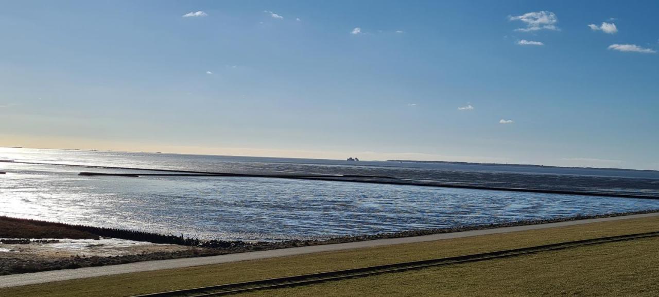 Deichhus Nordseeliebe Direkt Am Deich - Nordsee - Dagebuell - Am Vogelreservat Extérieur photo
