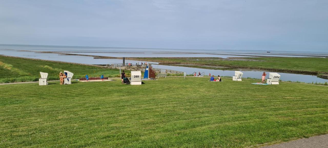 Deichhus Nordseeliebe Direkt Am Deich - Nordsee - Dagebuell - Am Vogelreservat Extérieur photo